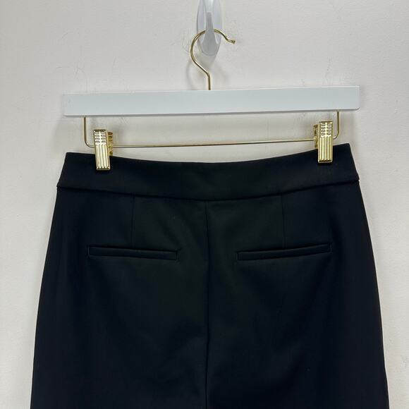 J.Crew Tall Kate Straight Leg Pant Four Season Stretch Black Classic US 0T NWT - Picture 9 of 13